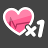 ❤️×1